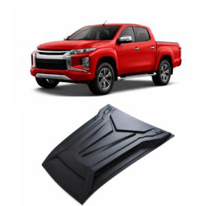 BONNET SCOOPS COVER (1) TRITON 2019-2023 BONNET SCOOPS COVER – MATTE BLACK