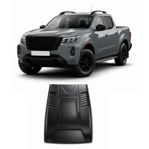 NAVARA PRO-4X 2021 BONNET SCOOPS COVER – MATTE BLACK